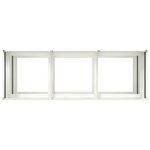vidaXL Jardinière blanc 120x40x80 cm acier laminé à froid