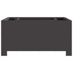 vidaXL Braise Noir 60 x 60 x 30 cm Acier laminé à froid