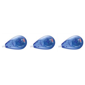 Roller de Correction Sideway ecoLogo Jetable 4 2mm x 10m Bleu x 3 TESA
