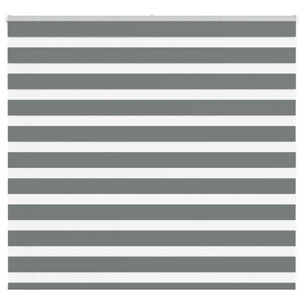 vidaXL Store zèbre gris foncé largeur du tissu 150 9 cm polyester