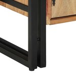vidaXL Meuble à Chaussures Noir 30 x 30 x 40 cm Bois d'acacia massif