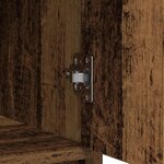 vidaXL Buffet avec tiroirs et portes vieux bois 73x31x90 cm