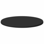 vidaXL Plateau de table Noir 40 x 40 x 1.5 cm Bois d'ingénierie