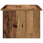 vidaXL Table basse vieux bois 150x50x35 cm bois d'ingénierie