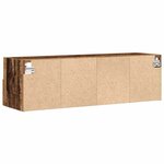 vidaXL Meuble TV mural Bois ancien 100 x 30 x 30 cm Bois d'ingénierie