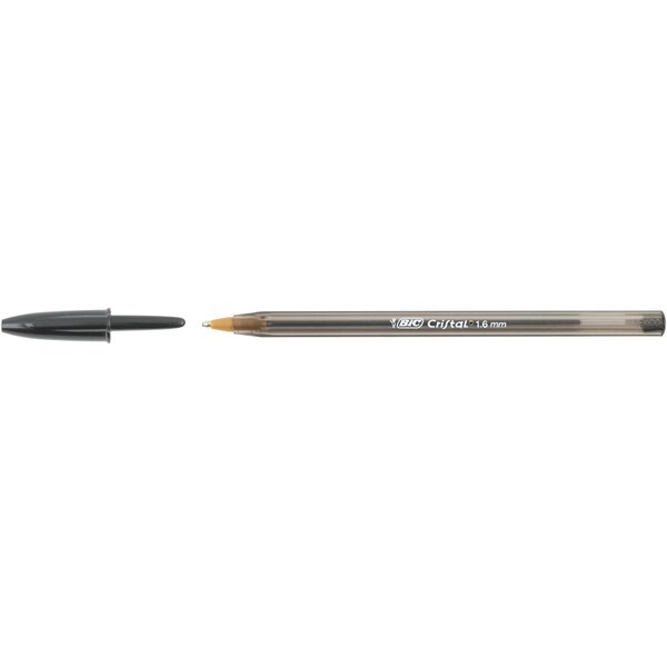 Stylo à bille Cristal Large 1 6 mm Noir BIC