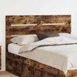 vidaXL Tête de lit Chêne fumé 150 cm Bois d'ingénierie