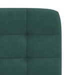 vidaXL Chaises à manger lot de 6 vert foncé velours