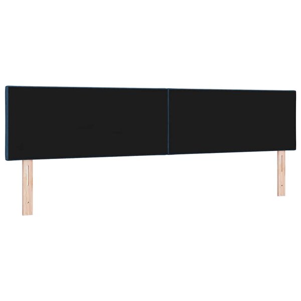 vidaXL Tête de Lit en Tissu Geometric Manuel Bleu 200 cm tissu