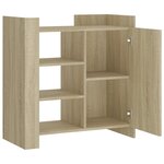 vidaXL Buffet chêne sonoma 73 5x35x75 cm bois d'ingénierie