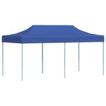 vidaXL Tente de fête 291 x 580 x 315 cm Bleu Tissu Oxford
