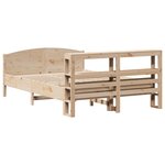 vidaXL Cadre de lit sans matelas 140x190 cm bois de pin massif