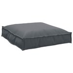 vidaXL Set de coussins de palette 2 Pièces Anthracite Tissu Oxford