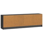 vidaXL Meuble TV Noir 150 x 31 x 47 cm Bois d'ingénierie