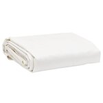 vidaXL Bâche blanc 1x2 5 m 650 g/m²