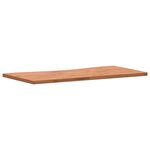 vidaXL Dessus de bureau 100x(45-50)x2 5 cm bois massif de hêtre