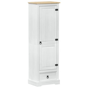vidaXL Armoires Blanc 55 x 38 x 170 cm Pin massif