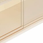 vidaXL Boîte d'Exposition en Bois Marron 40 x 8 5 x 54 cm Contreplaqué