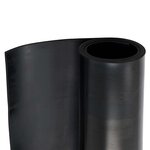 vidaXL Tapis de sol Noir 1 2 x 2 m Caoutchouc