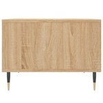 vidaXL Table basse Chêne sonoma 60x50x36 5 cm Bois d'ingénierie