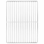 vidaXL Grille de barbecue Argent 40 x 30 cm Acier inoxydable