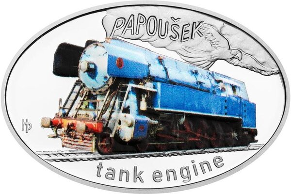 Pièce de monnaie en Argent 1 Dollar g 31.1 (1 oz) Millésime 2025 Famous Steam Locomotives PARROT