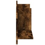 vidaXL Armoire murale 100x16 5x30 cm chêne fumé bois d'ingénierie