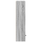 vidaXL Bibliothèque sonoma gris 31x24x102 cm bois d'ingénierie