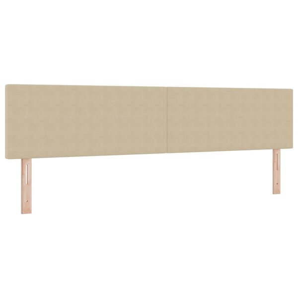 vidaXL Tête de lit LED avec tête de lit Vert gris 200 cm Polyester