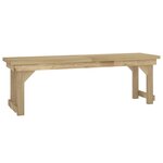 vidaXL Ensemble à manger de jardin 3 Pièces Bois de pin imprégné