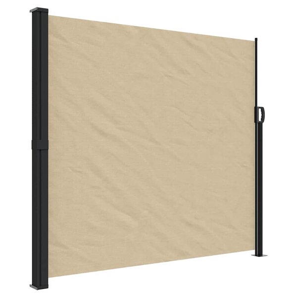 vidaXL Auvent latéral rétractable beige 180x500 cm