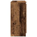 vidaXL Buffet vieux bois 80x35x76 cm bois d'ingénierie