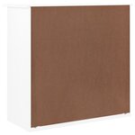 vidaXL Commode ALTA blanc 77x35x73 cm bois massif de pin