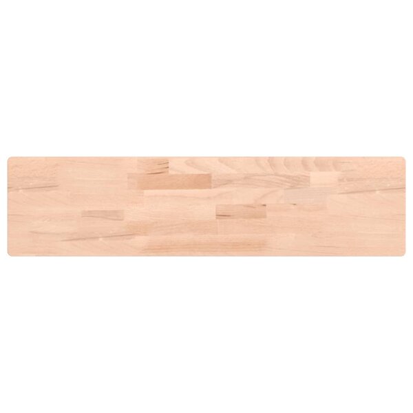 vidaXL Étagère murale 80x20x4 cm bois massif de hêtre