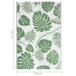 vidaXL Tapis d'extérieur Vert 190x290 cm PP