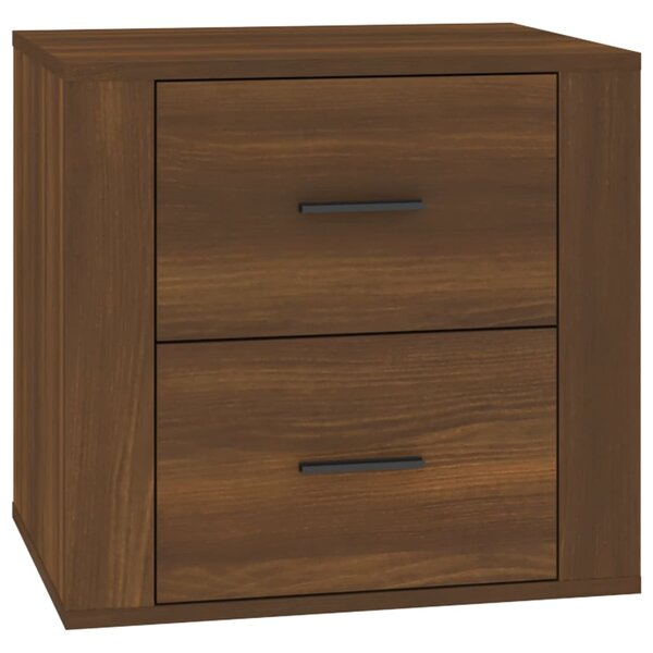 vidaXL Table de chevet Chêne marron 50x39x47 cm