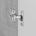 vidaXL Armoire de lavabo de salle de bain avec porte TULUM Gris béton