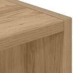 vidaXL Table de chevet Chêne artisanal 30 5 x 27 x 59 5 cm