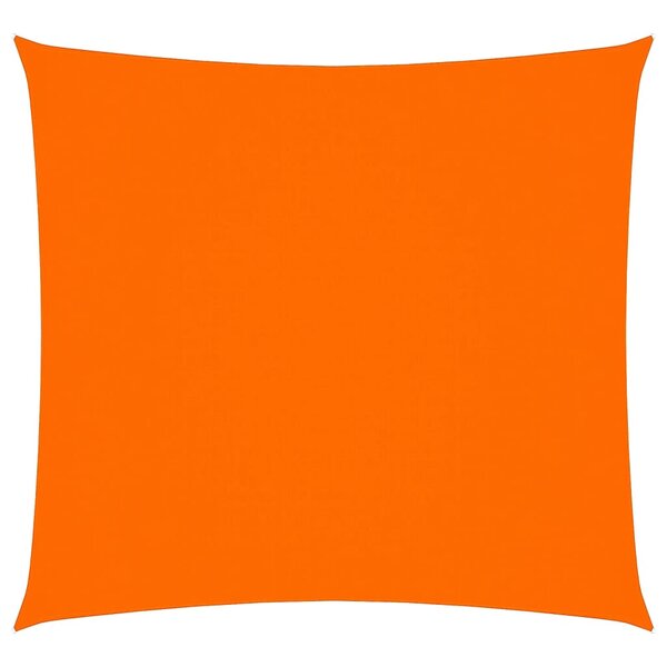 vidaXL Voile de parasol tissu oxford carré 3 6x3 6 m orange
