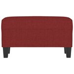 vidaXL Banc Rouge bordeaux 70x35x41 cm Tissu