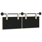vidaXL Tête de lit suspendue Tissu