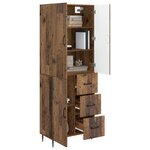 vidaXL Ensemble de Meubles 2 Pièces Bois ancien 66 x 34 5 x 89 5 cm