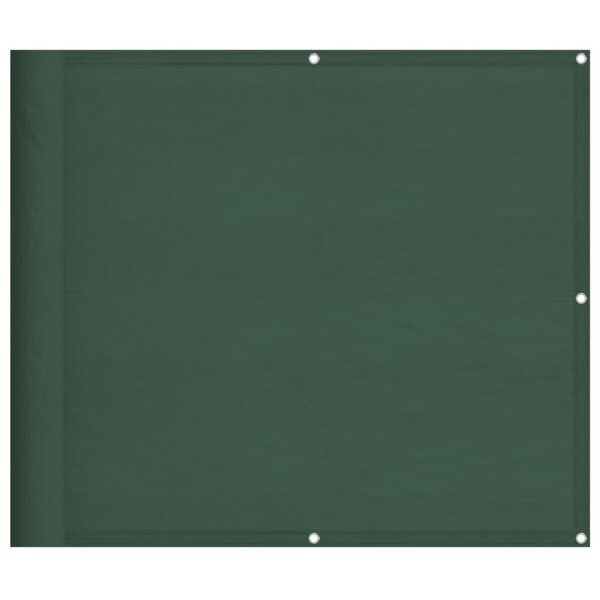 vidaXL Écran de balcon vert foncé 90x700 cm 100  polyester oxford