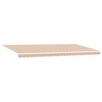 vidaXL Auvent Rétractable Multicolore 600 × 300 cm Polyester et métal