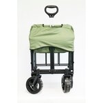 Vedes KD-6660WROL - Chariot de transport Premium XXL vert olive avec toit