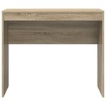 vidaXL Bureau d'écriture Chêne Sonoma Bois d'ingénierie 90 x 40 x 76 cm