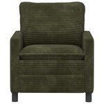 vidaXL Canapé Vert 76 x 81 x 87 5 cm Polyester