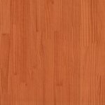 vidaXL Salon de jardin avec coussins 11Pièces cire marron bois pin massif