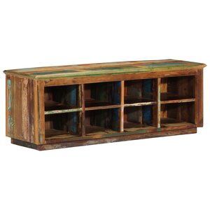 vidaXL Banc à chaussures 110x35x40 cm Bois massif de récup