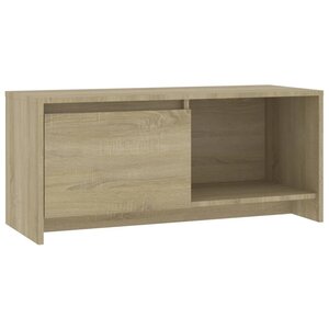 vidaXL Meuble TV Chêne sonoma 90x35x40 cm Bois d'ingénierie